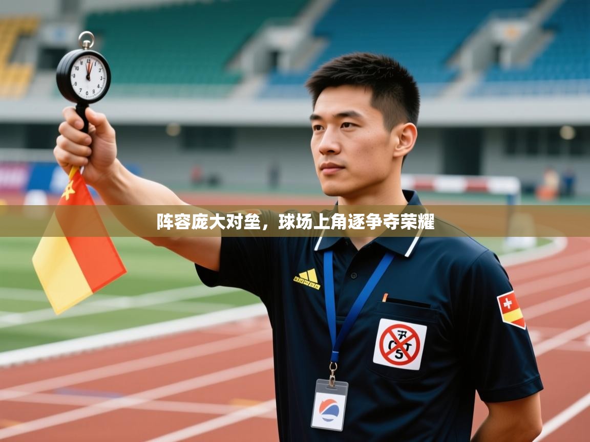 阵容庞大对垒,球场上角逐争夺荣耀