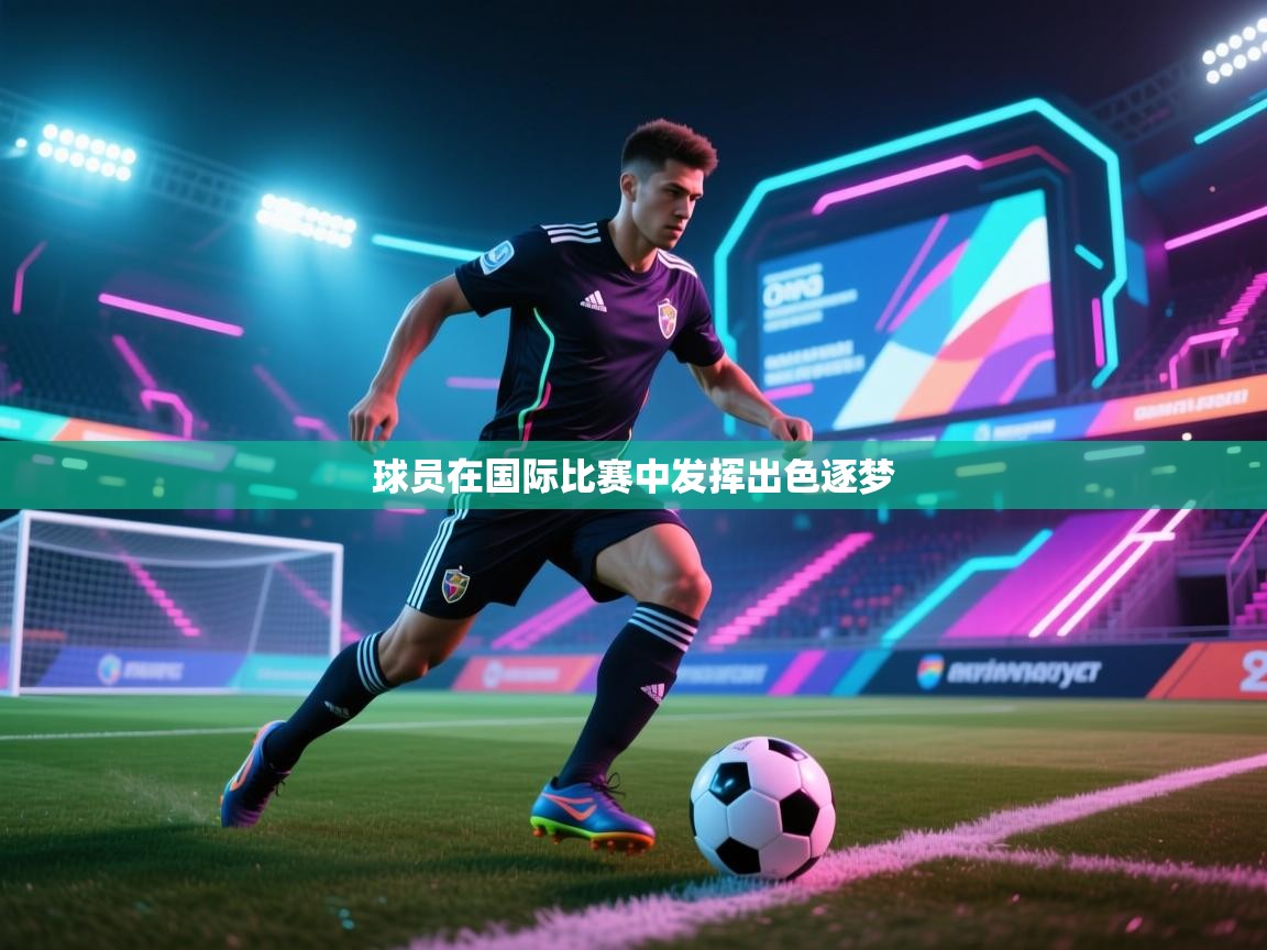 球员在国际比赛中发挥出色逐梦