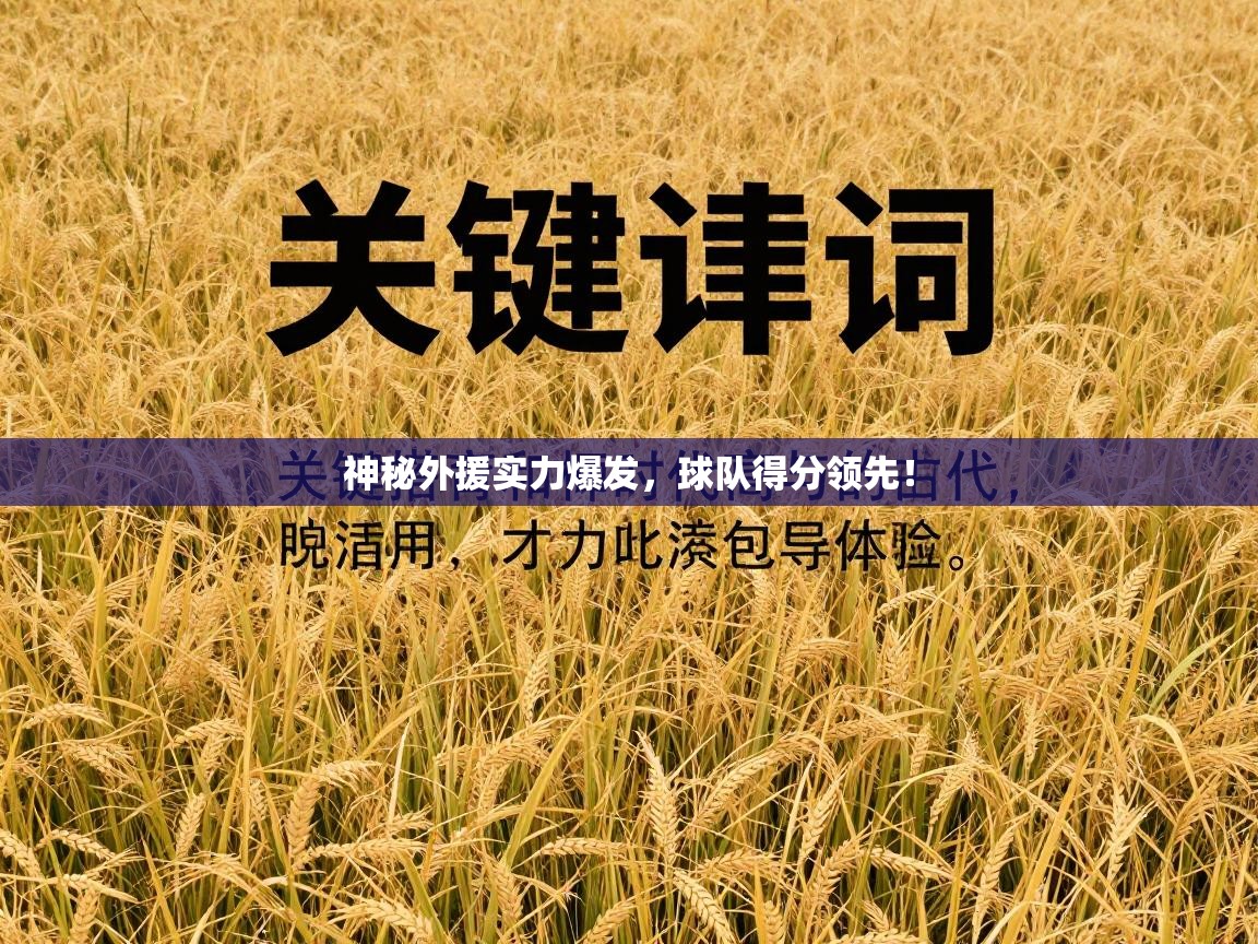神秘外援实力爆发，球队得分领先！  第1张